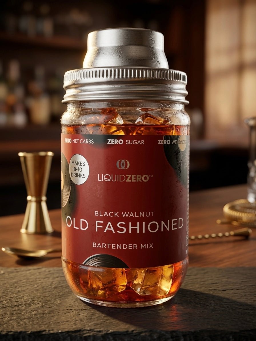 Black Walnut Old Fashioned (Makes 8) - LIQUID ZERO® - Black Walnut Old - Fashioned